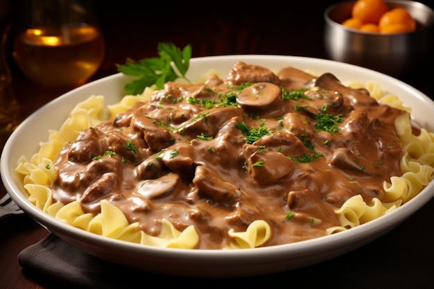 Cremiges One-Pot Rindfleisch Stroganoff