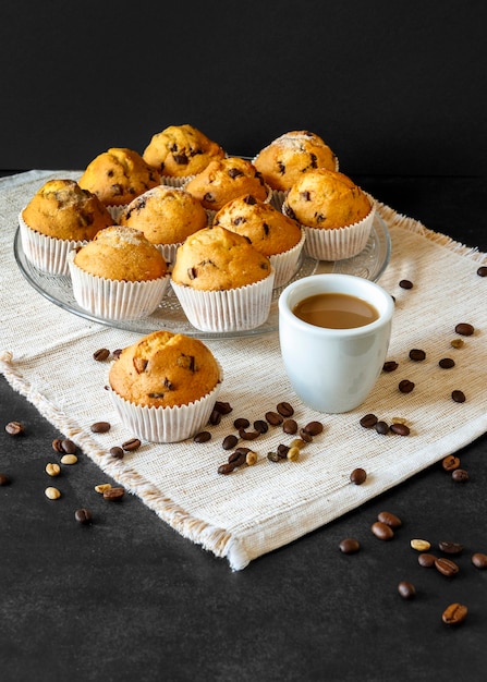 Bananen-Schoko-Stückchen Muffins