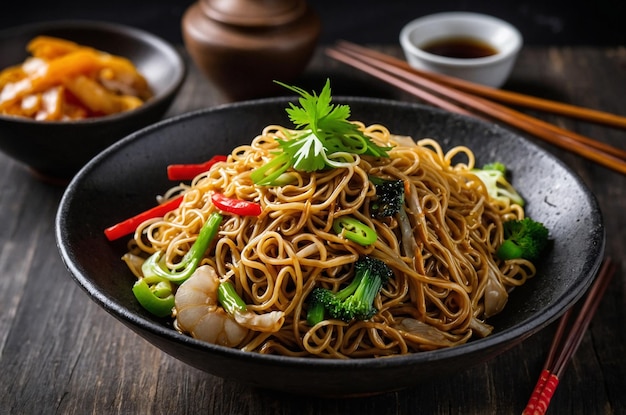 Einfaches Hühnchen Chow Mein